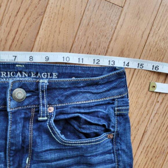 American Eagle Outfitters Straight Super Stretch Long 2 - Picture 11 of 13